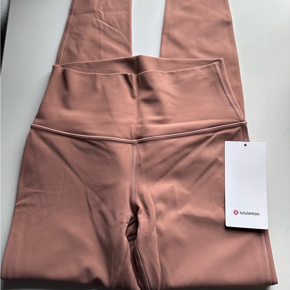 Lululemon Align HR 28” size 8 Dusty Clay